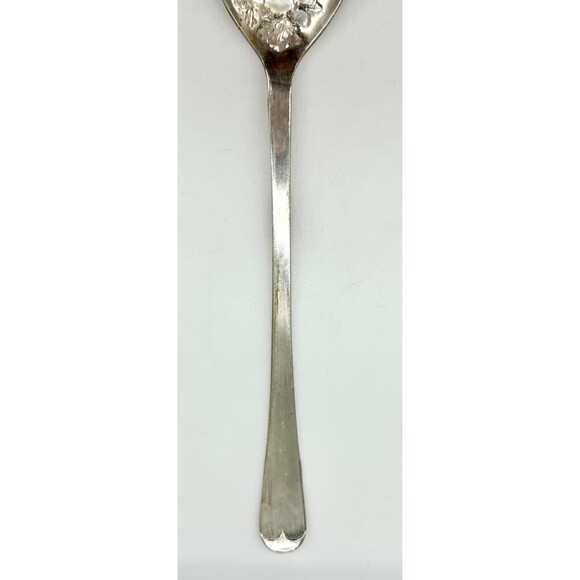 Silver Serving Spoon EPS A1 Silverplate, Sheffield England, Kings fruit design - Picture 5 of 7